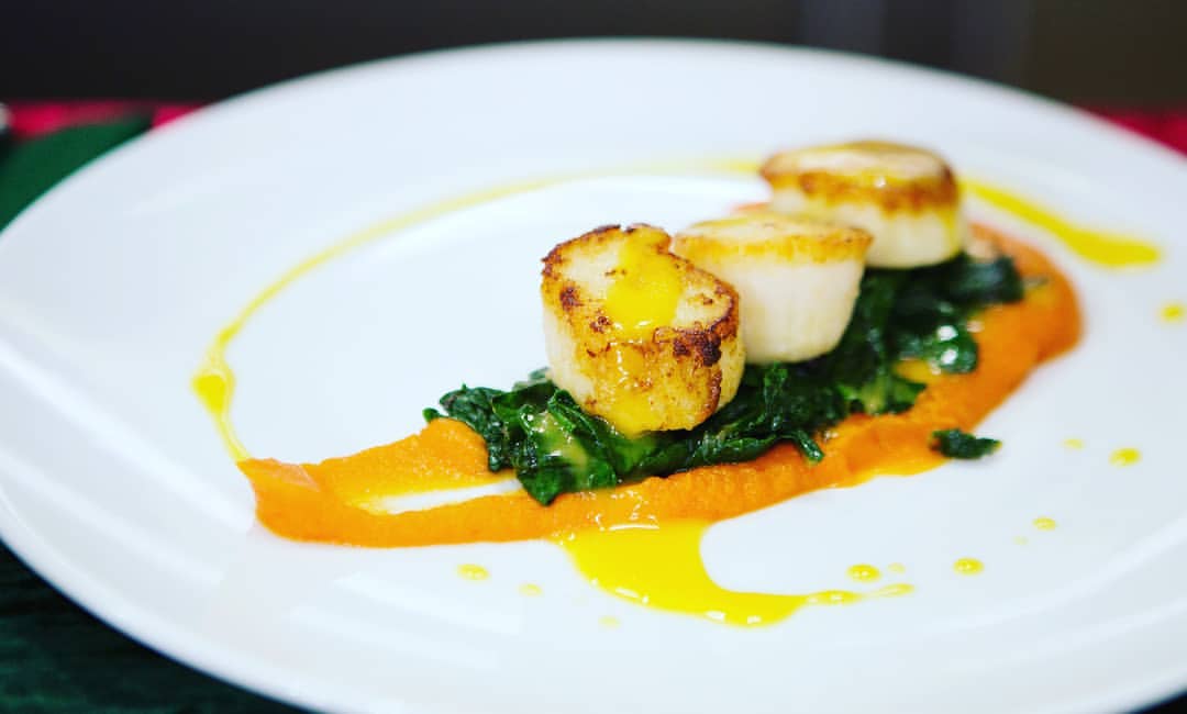 Gebratene Jakobsmuscheln