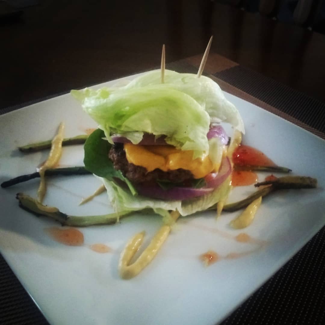 Gourmet-Veganer Burger
